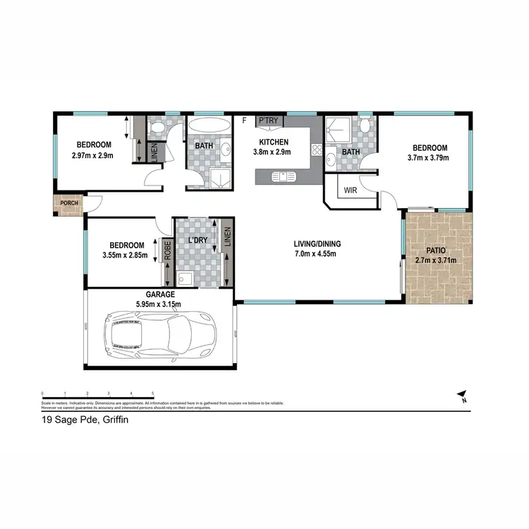 Floorplan of Homely house listing, 19 Sage Parade, Griffin QLD 4503