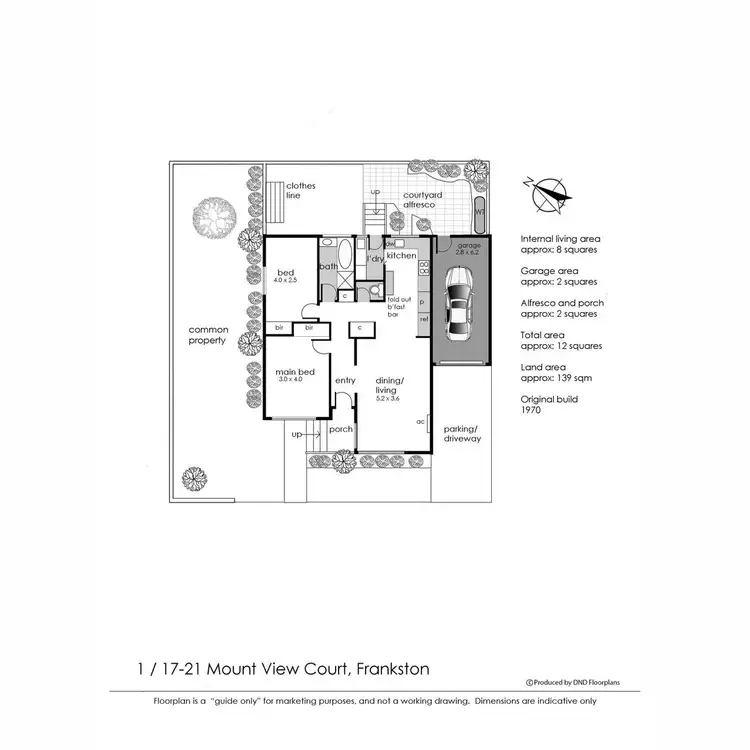 Floorplan of Homely unit listing, 1/17-21 Mount View Court, Frankston VIC 3199