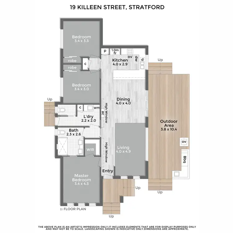 Floorplan of Homely house listing, 19 Killeen Street, Stratford VIC 3862