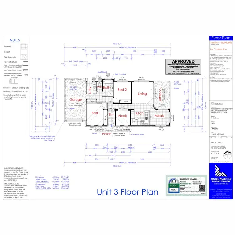 Floorplan of Homely unit listing, 3/145 Sobraon Street, Shepparton VIC 3630