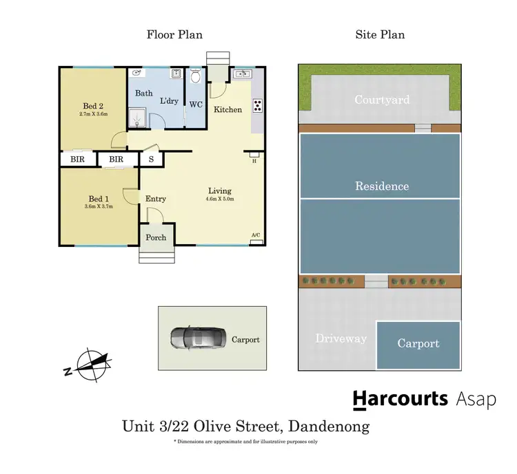 Floorplan of Homely unit listing, 3/22 Olive Street, Dandenong VIC 3175