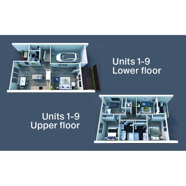 Floorplan of Homely townhouse listing, 9/99 Channel Highway, Kingston TAS 7050