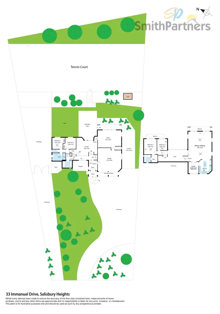 Floorplan of Homely house listing, 33 Immanuel Drive, Salisbury Heights SA 5109