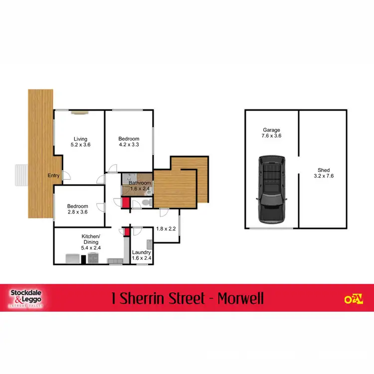 Floorplan of Homely house listing, 1 Sherrin Street, Morwell VIC 3840