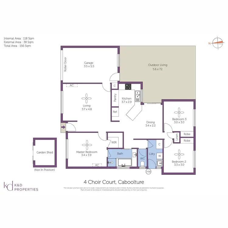 Floorplan of Homely house listing, 4 Choir Court, Caboolture QLD 4510