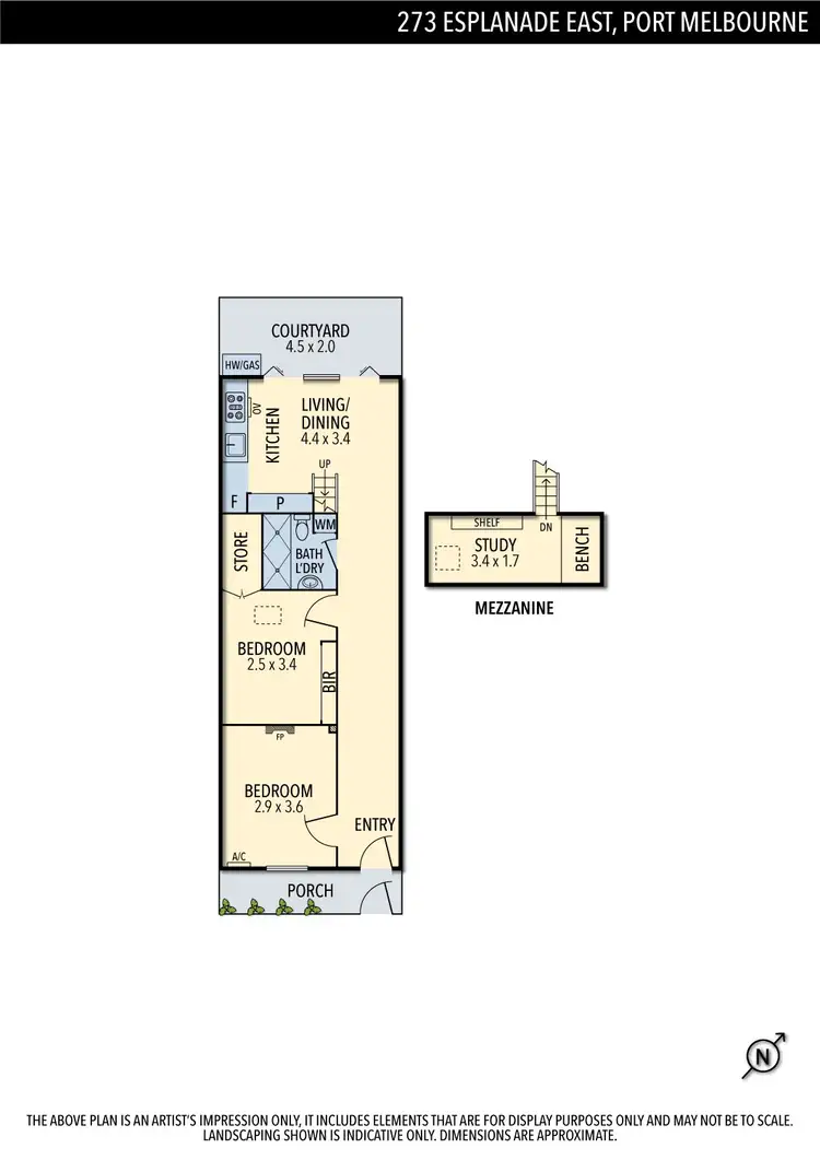 Floorplan of Homely house listing, 273 Esplanade East, Port Melbourne VIC 3207