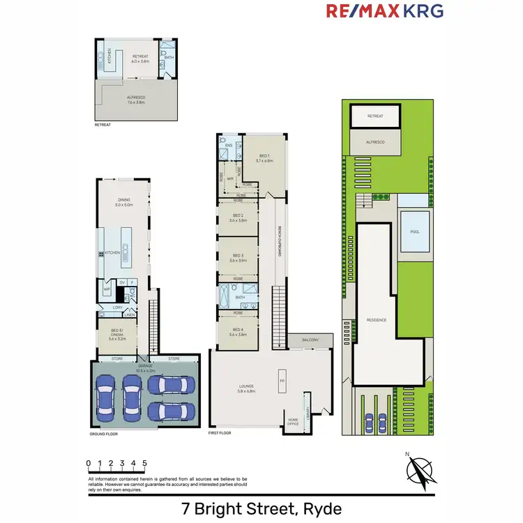 Floorplan of Homely house listing, 7 Bright Street, Ryde NSW 2112