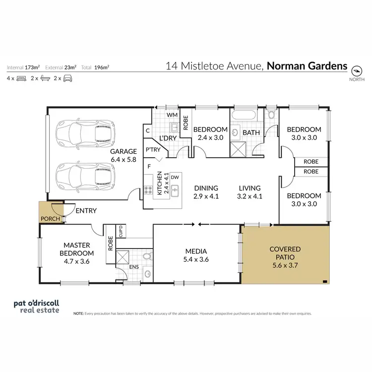 Floorplan of Homely house listing, 14 Mistletoe Avenue, Norman Gardens QLD 4701