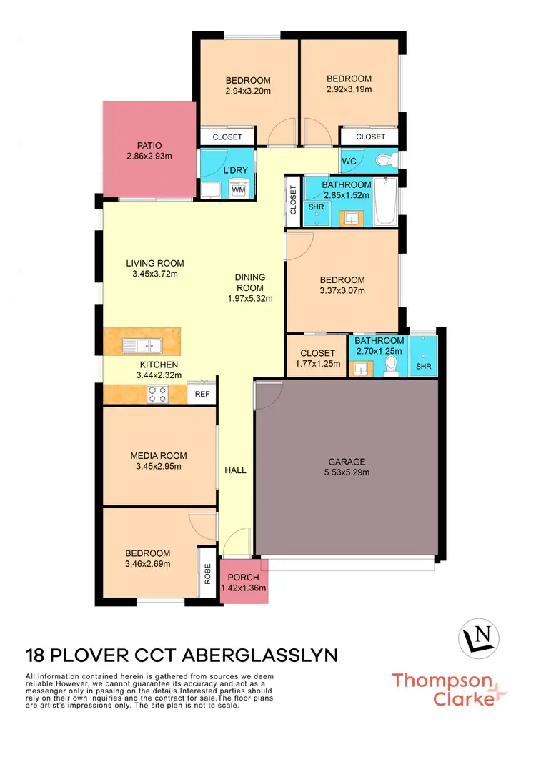 Floorplan of Homely house listing, 18 Plover Circuit, Aberglasslyn NSW 2320