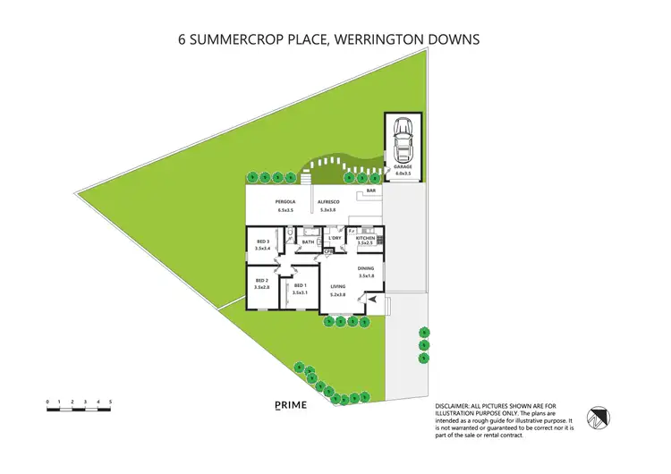 Floorplan of Homely house listing, 6 Summercrop Place, Werrington Downs NSW 2747