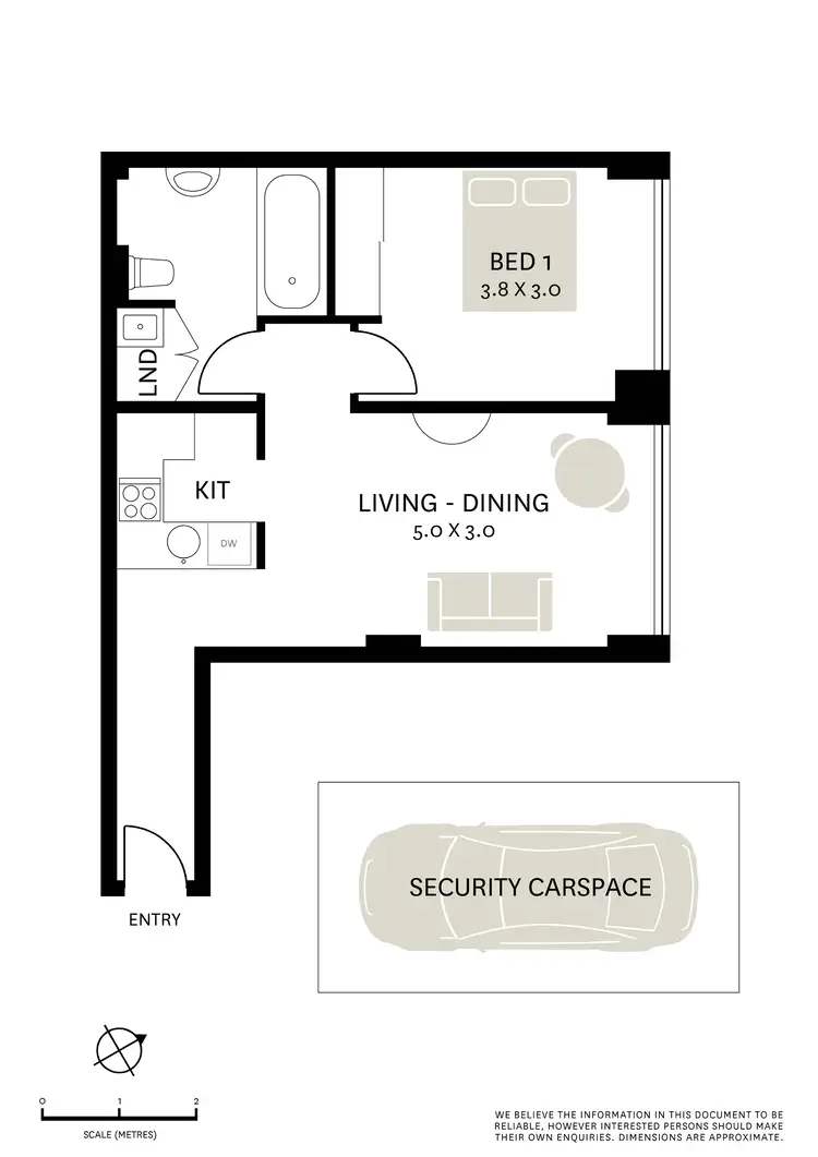 Floorplan of Homely apartment listing, 109/200 Campbell Street, Darlinghurst NSW 2010