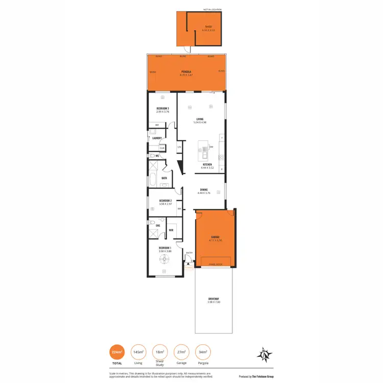Floorplan of Homely house listing, 55A Dunorlan Road, Edwardstown SA 5039