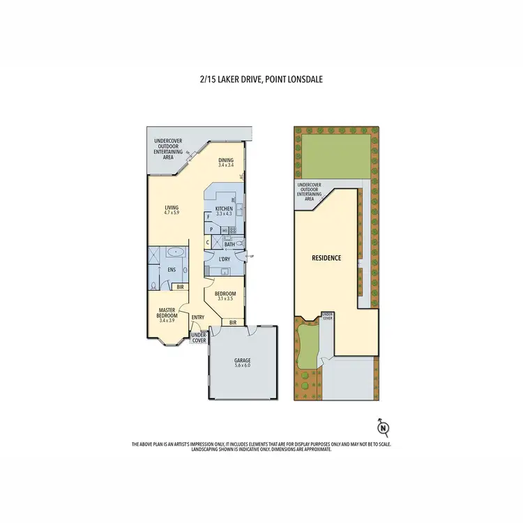 Floorplan of Homely house listing, 2/15 Laker Drive, Point Lonsdale VIC 3225