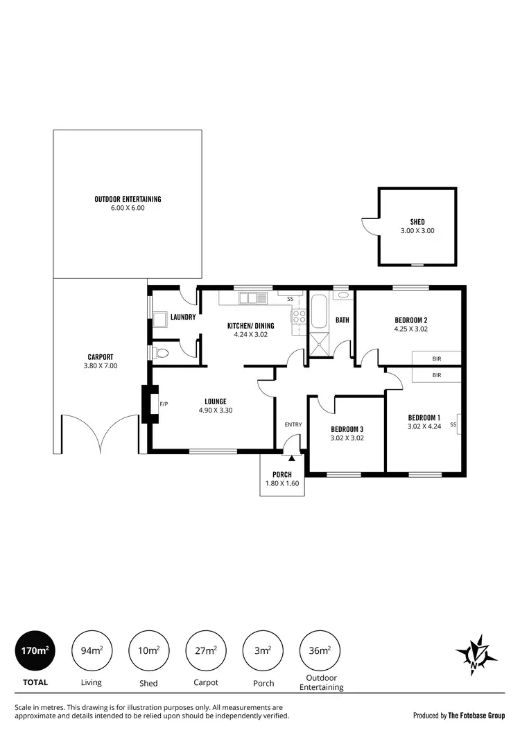 Floorplan of Homely house listing, 8 Rondo Avenue, Findon SA 5023