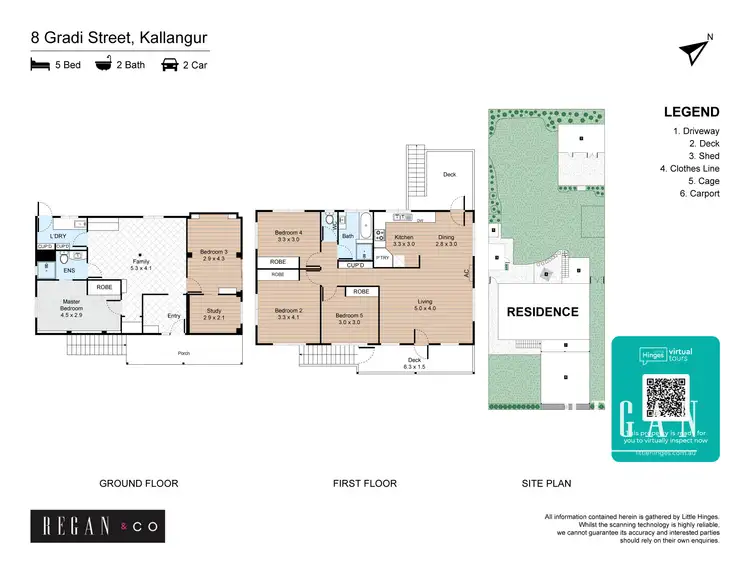 Floorplan of Homely house listing, 8 Gradi Street, Kallangur QLD 4503