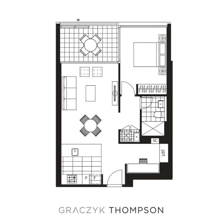 Floorplan of Homely apartment listing, 2181/48 Skyring Terrace, Newstead QLD 4006