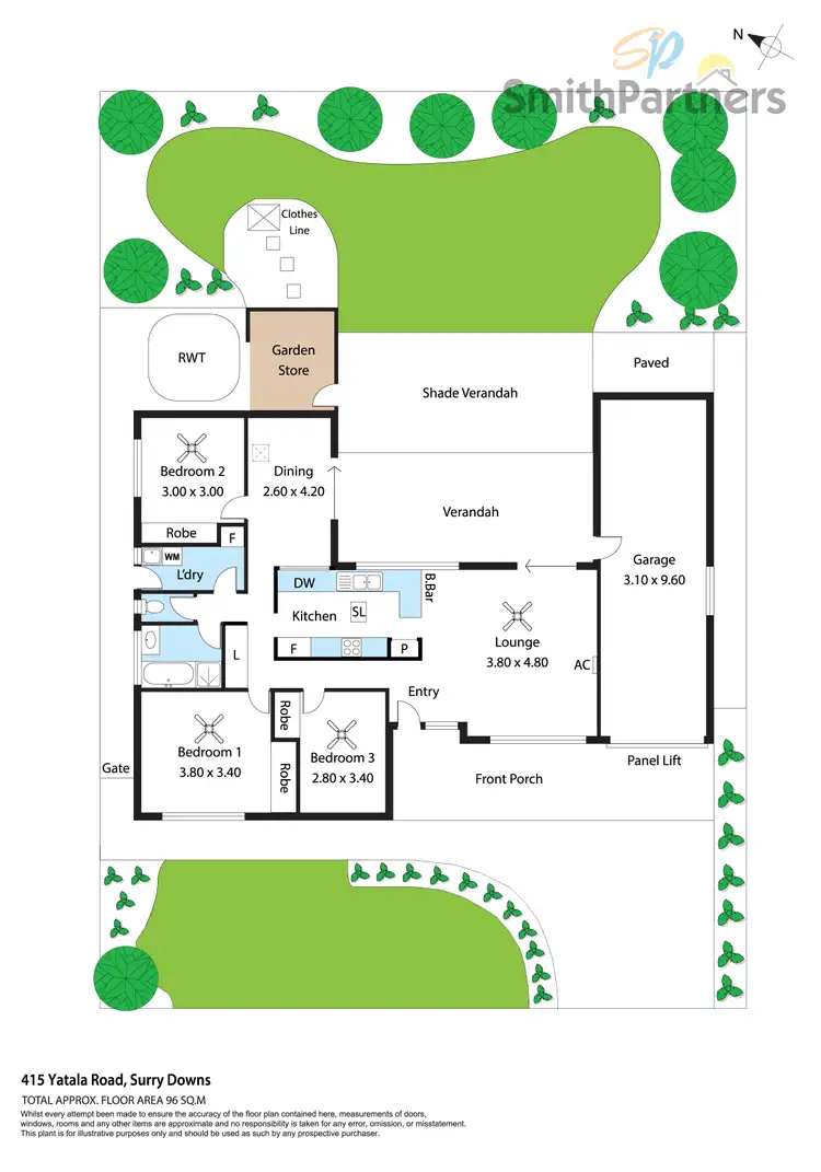 Floorplan of Homely house listing, 415 Yatala Vale Road, Surrey Downs SA 5126