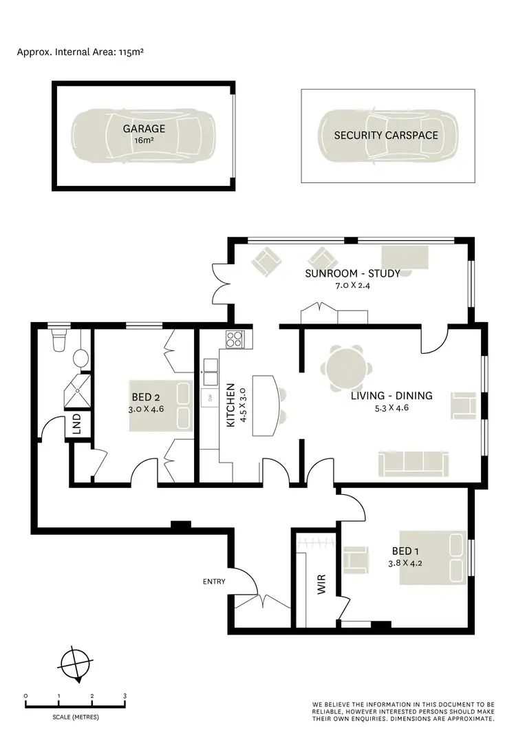 Floorplan of Homely apartment listing, 2/198-200 Forbes Street, Darlinghurst NSW 2010