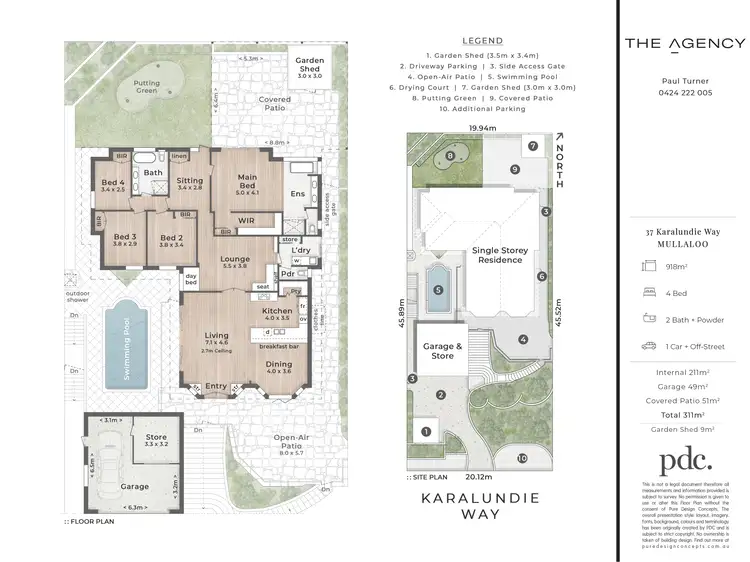 Floorplan of Homely house listing, 37 Karalundie Way, Mullaloo WA 6027