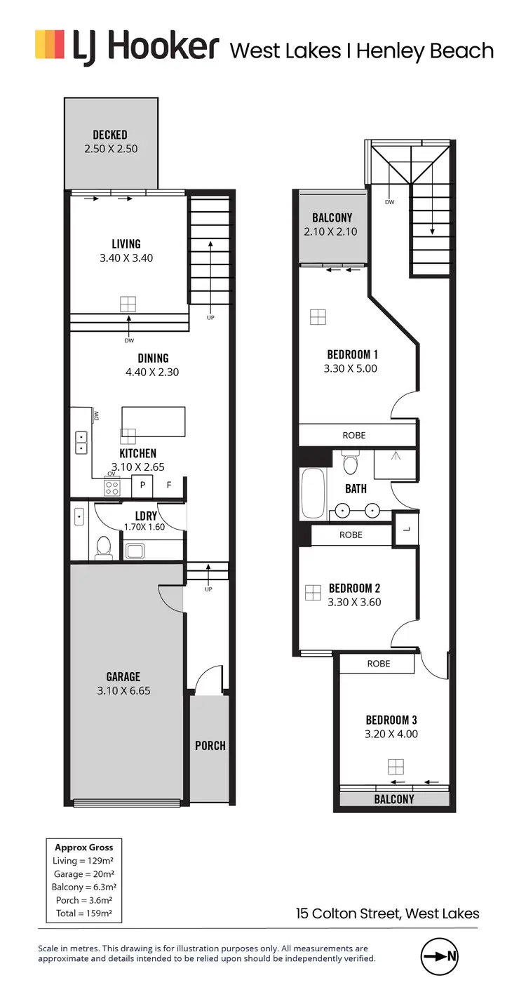Floorplan of Homely townhouse listing, 15 Colton Street, West Lakes SA 5021
