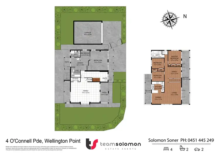 Floorplan of Homely house listing, 4 Oconnell Parade, Wellington Point QLD 4160