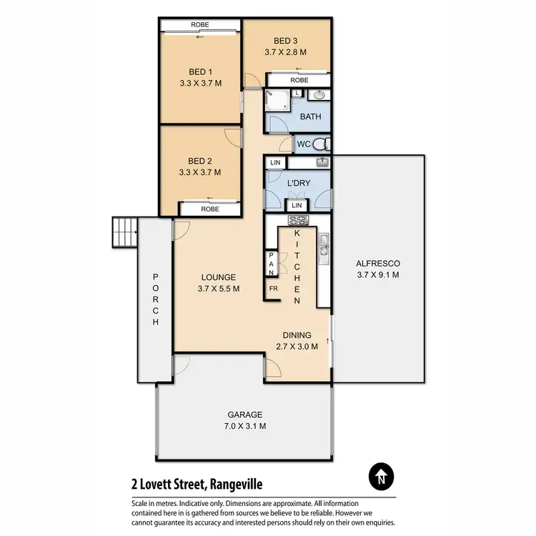 Floorplan of Homely house listing, 2 Lovett Street, Rangeville QLD 4350