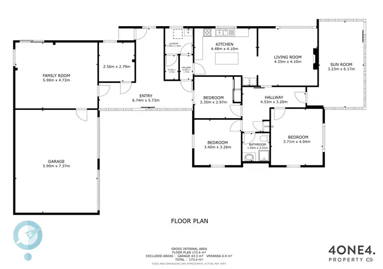 Floorplan of Homely house listing, 3 Curlew Parade, Claremont TAS 7011