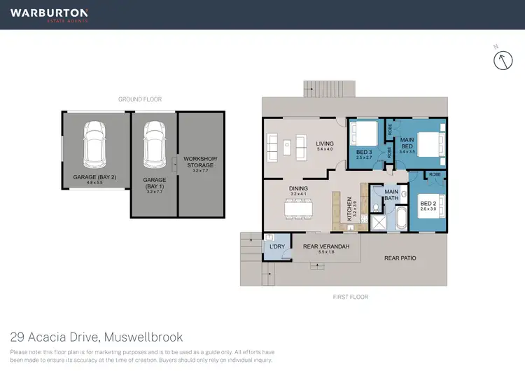 Floorplan of Homely house listing, 29 Acacia Drive, Muswellbrook NSW 2333