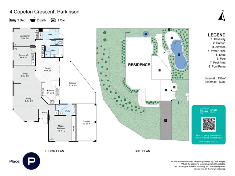 Floorplan of Homely house listing, 4 Copeton Crescent, Parkinson QLD 4115