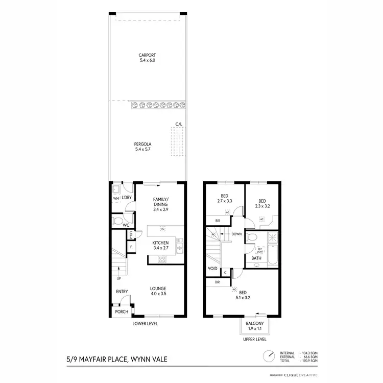 Floorplan of Homely house listing, 5/9 Mayfair Place, Wynn Vale SA 5127