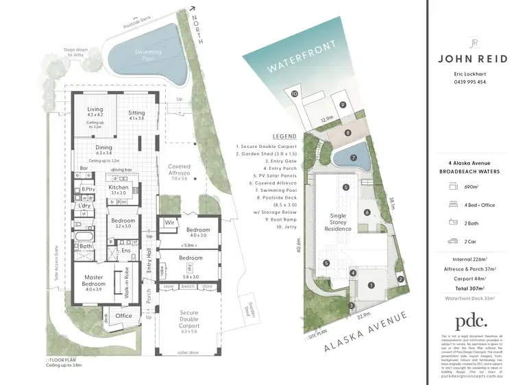 Floorplan of Homely house listing, 4 Alaska Avenue, Broadbeach Waters QLD 4218