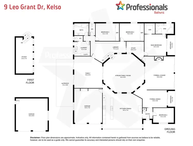 Floorplan of Homely house listing, 9 Leo Grant Drive, Kelso NSW 2795