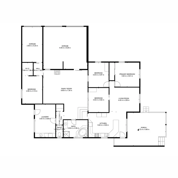 Floorplan of Homely house listing, 36 FE Walker Street, Kepnock QLD 4670