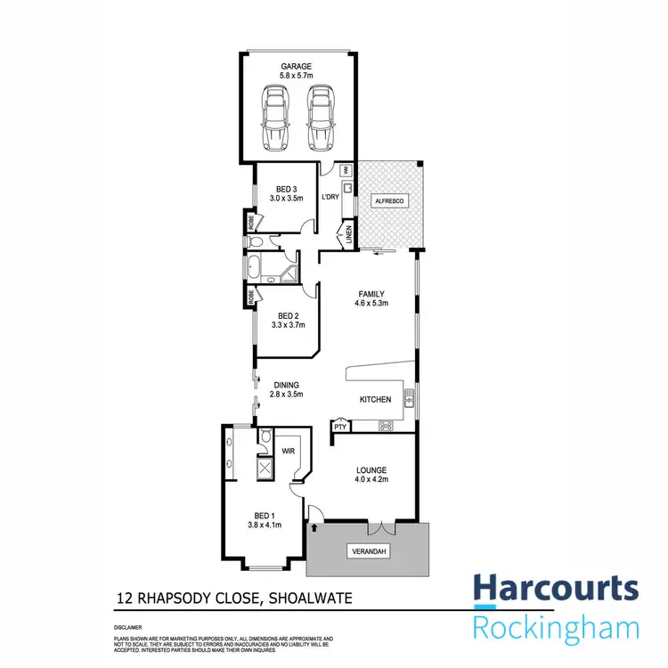 Floorplan of Homely house listing, 12 Rhapsody Close, Shoalwater WA 6169