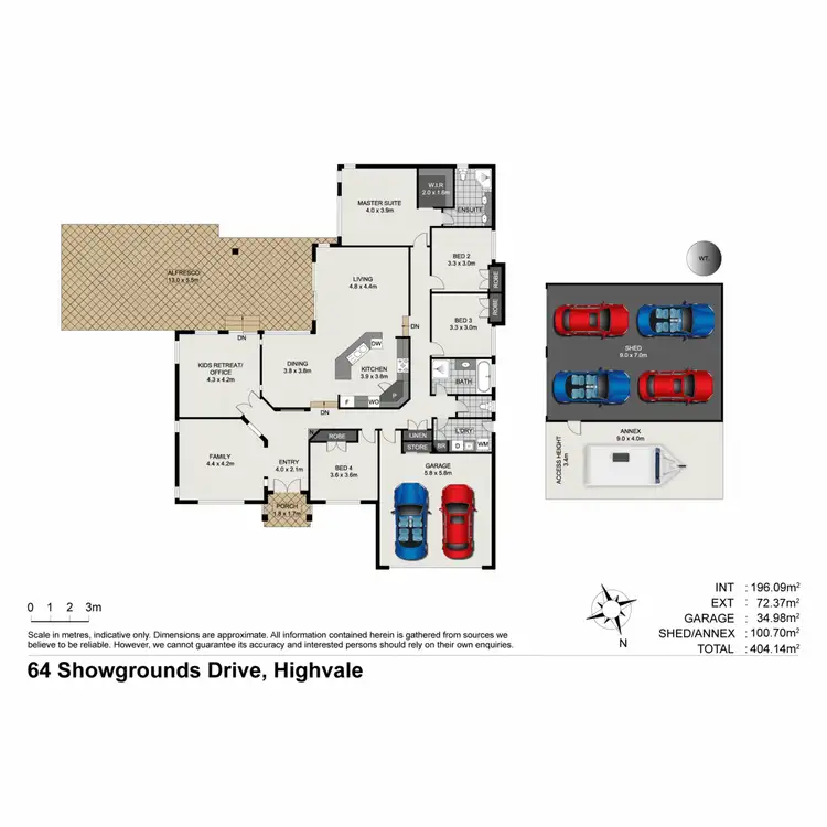 Floorplan of Homely house listing, 64 Showgrounds Drive, Highvale QLD 4520