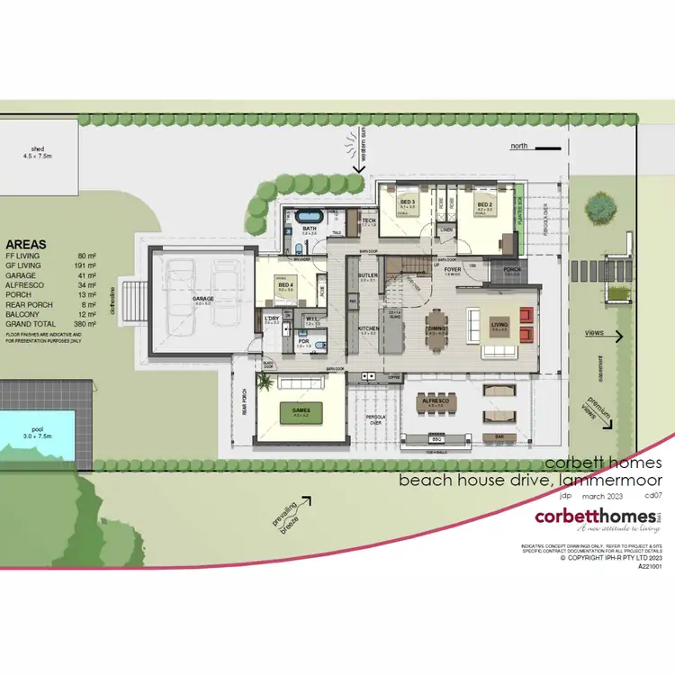 Floorplan of Homely house listing, 23 Beach House Drive, Lammermoor QLD 4703