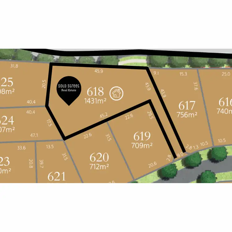 Floorplan of Homely land listing, Lot 618 Osprey Rise, Worongary QLD 4213