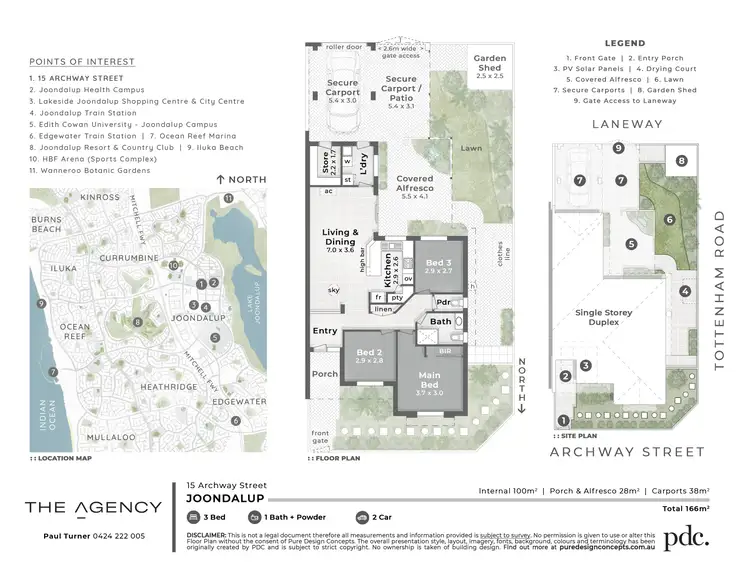 Floorplan of Homely house listing, 15 Archway Street, Joondalup WA 6027