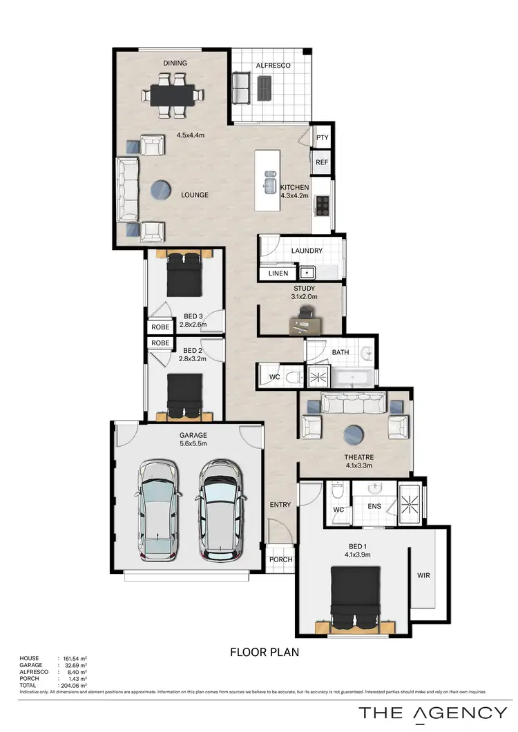 Floorplan of Homely house listing, 67 Carmine Chase, Brabham WA 6055