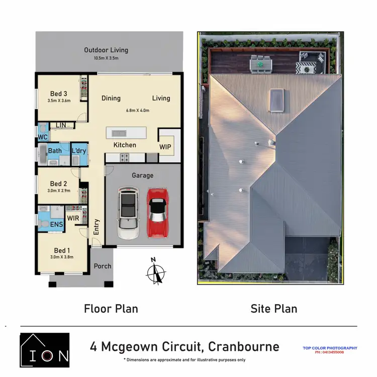 Floorplan of Homely house listing, 4 McGeown Circuit, Cranbourne VIC 3977