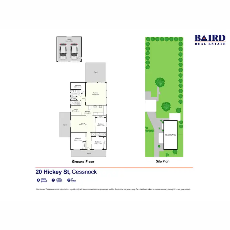 Floorplan of Homely house listing, 20 Hickey Street, Cessnock NSW 2325