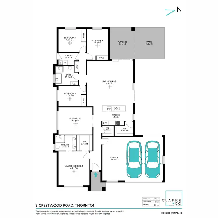 Floorplan of Homely house listing, 9 Crestwood Road, Thornton NSW 2322