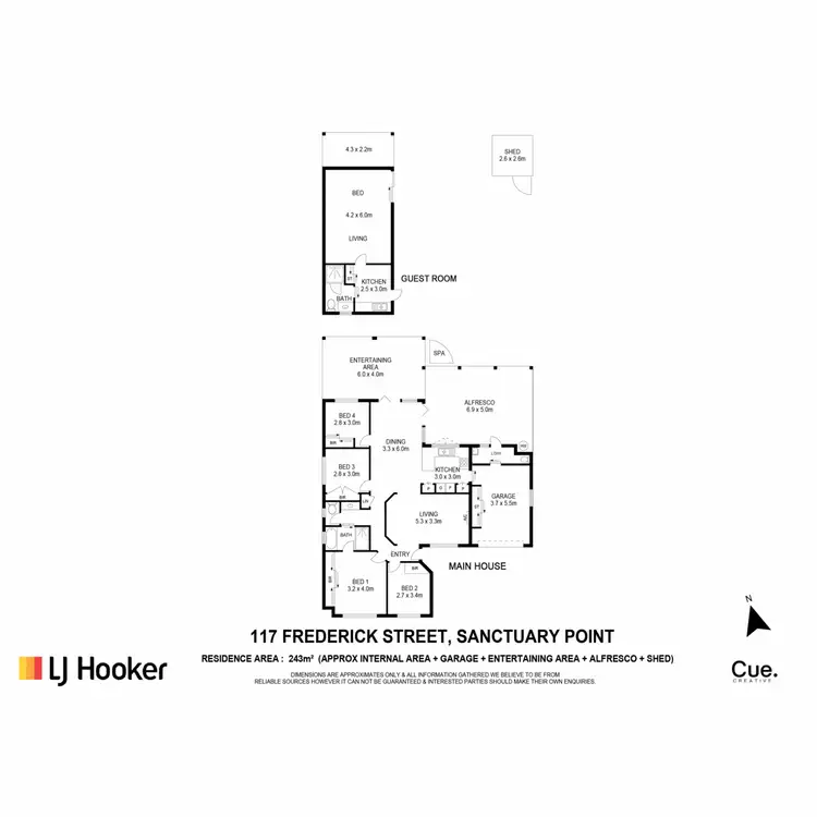 Floorplan of Homely house listing, 117 Frederick Street, Sanctuary Point NSW 2540