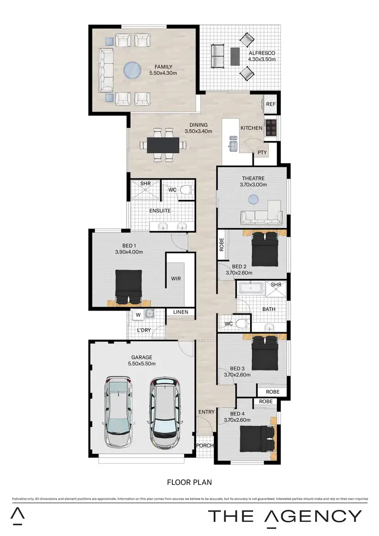 Floorplan of Homely house listing, 16 Yoke Chase, Brabham WA 6055