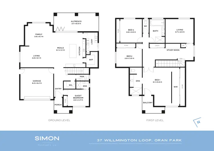 Floorplan of Homely house listing, 37 Willmington Loop, Oran Park NSW 2570