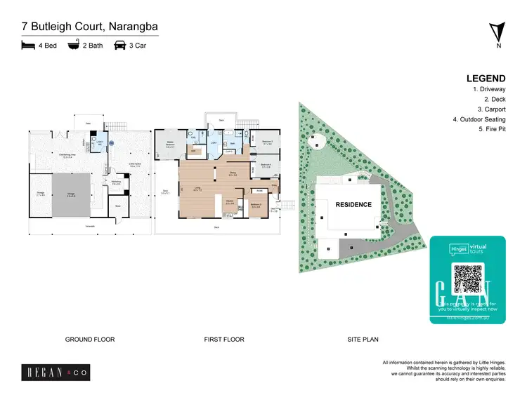Floorplan of Homely house listing, 7 Butleigh Court, Narangba QLD 4504