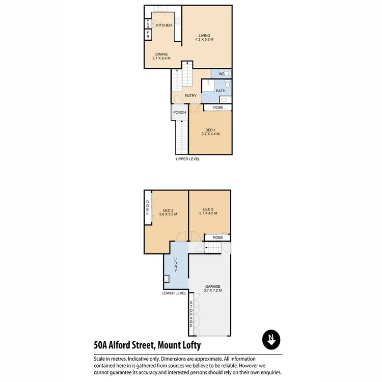 Floorplan of Homely house listing, 50A Alford Street, Mount Lofty QLD 4350