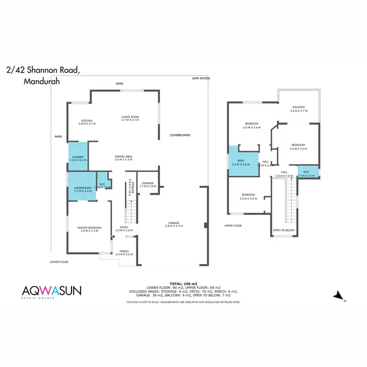 Floorplan of Homely house listing, 2/42 Shannon Road, Mandurah WA 6210