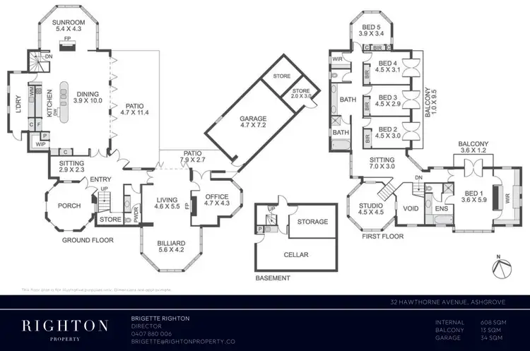 Floorplan of Homely house listing, 32 Hawthorne Avenue, Ashgrove QLD 4060