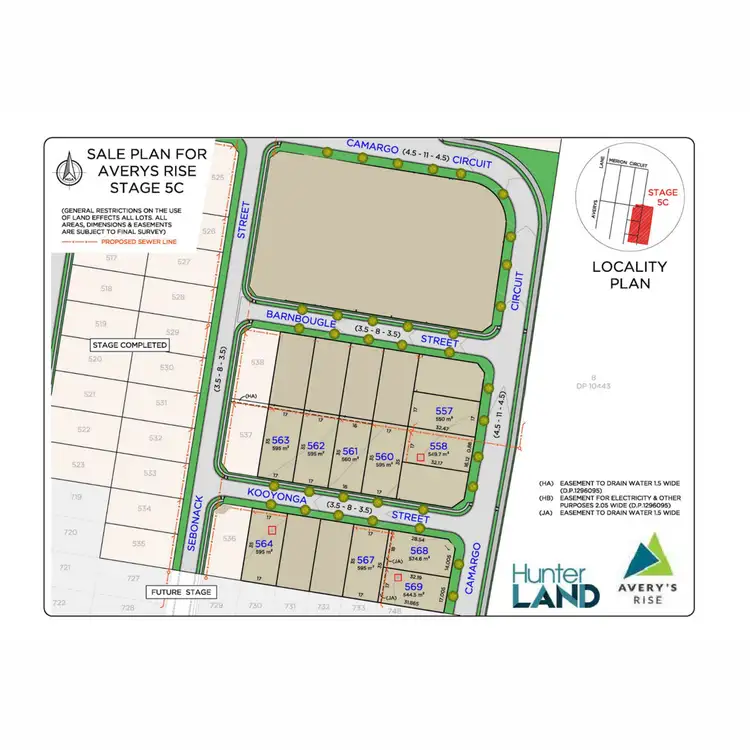 Floorplan of Homely land listing, Stage 5C Avery's Rise, Heddon Greta NSW 2321